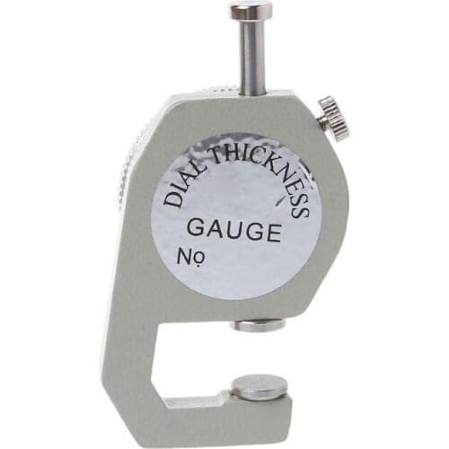 Dial Thickness Gauge 10 20mm Leather Paper Thickness Meter Tester Accuracy 0.1mm