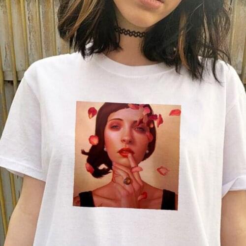 Women shirt Aesthetic Grunge T shirt Women Harajuku Cute Kawaii Summer Casual Outfit Fashion Tops clothes tshirt vintage tee