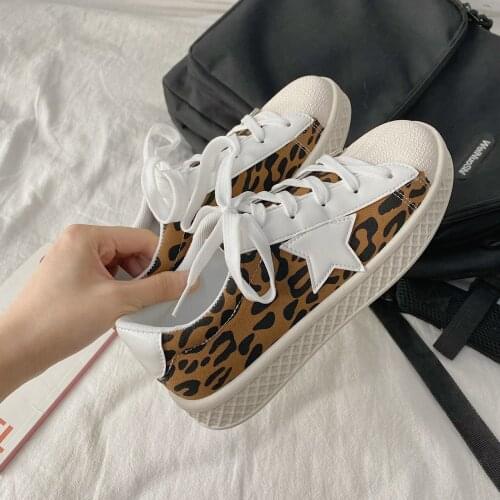 New Spring Women Designer Casual Shoes High Quality Fashion Leopard Outdoor Girls Sneakers Zapatos De Mujer Tenis Zapatillas