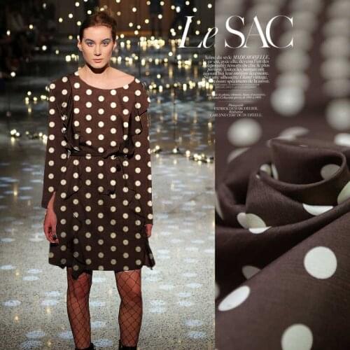 1 Meter Coffee Color Shuiyu: Autumn Silk Korea