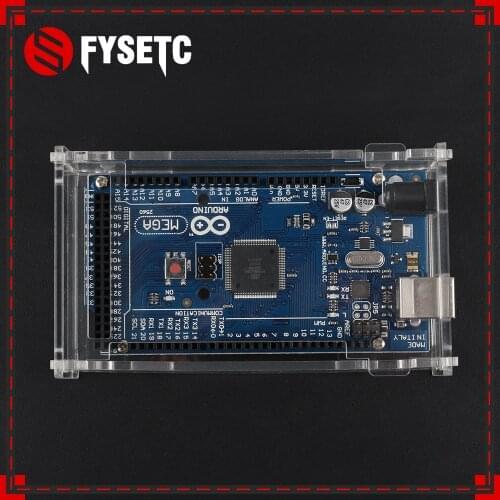 1PC MEGA 2560 R3 Case Enclosure Transparent Gloss Acrylic Box Compatible For Arduino Mega 2560 R3 Case