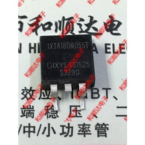 10pcs/lot IXTA180N055T brand new stock TO-263 55V 180A
