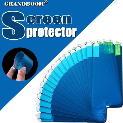 10pcs Nano Soft Clear Screen Protector Explosion-proof Scratch Film Guard For iPhone 12 Mini 11 Pro Max XS XR X 8 7 6 6S Plus SE