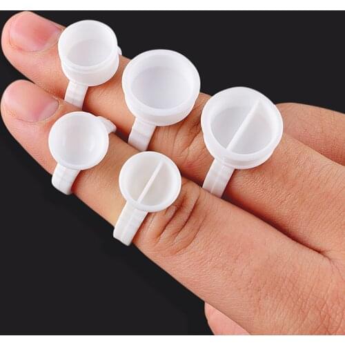 1000Pcs Disposable Ring Cup samll/ Meduim/Large size Pigment Color Cup Ring Tattoo Ink Rings Tattoo Machine Accessories