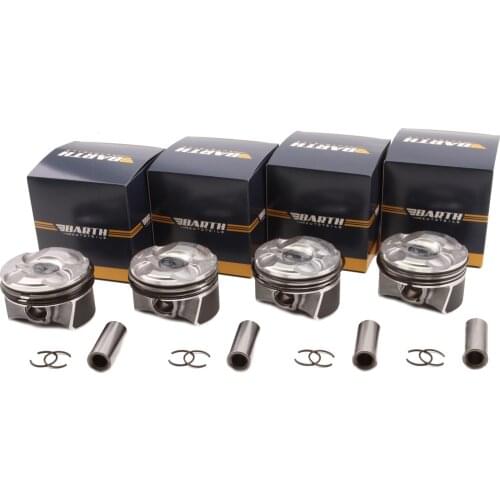 4x Engine Pistons & Rings 77 mm Φ20 mm for BMW Mini Cooper 1.6 N18B16A N13B16A THP VTI 11257601181