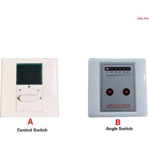 Electric Air damper Valve Switch 5 Position Angle Switch Manual Control Switch 220VAC for Motorized Air Damper Valve Wall Mount