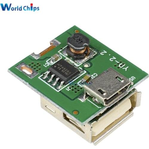 5Pcs 5V USB Lithium Battery Charging Protection Board Step-Up Power Module Boost Converter LED Display For DIY Charger