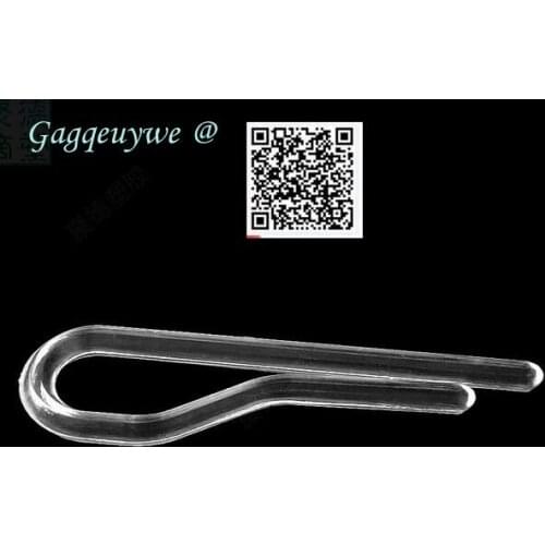 5000pcs Gagqeuywe 12T code size 36X10X2.5mm plastic transparent clips Clothing clip accessories