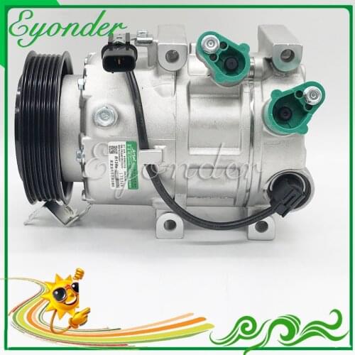 AC A/C Air Conditioning Compressor Cooling Pump clutch 6pk PV6 Pulley for Hyundai Azera Kia Cadenza K7 977013V410 97701-3V410