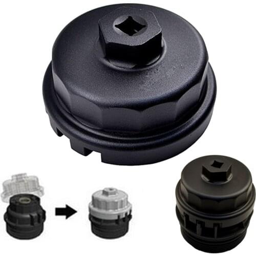 Chuang Qian BK 64.5mm 14 fultes Oil Filter Wrench Cap Housing Universal Engines Tool For Lexus RC200t/RC300/RC350 & RX350/RX450h