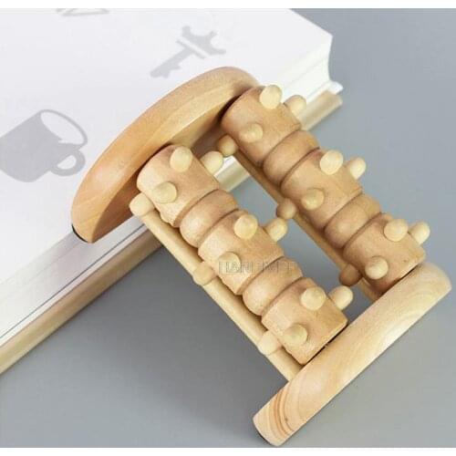 Wooden Foot Massager Roller Leg Foot Relax Plantar Acupoint Massage Feet Plantar Fasciitis Roller Reflexology Health Care