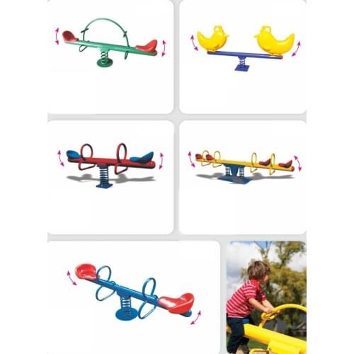 Kiddie seesaw spring rider park equipment YLW-SR20191132