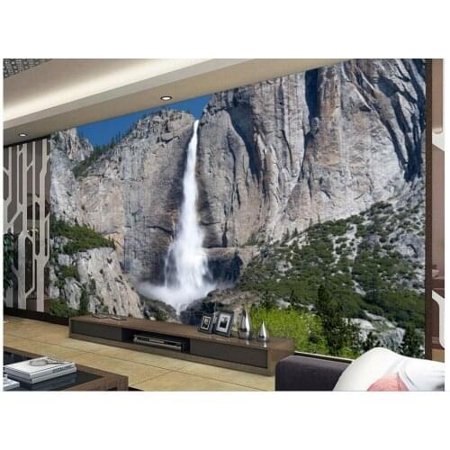 Home Decoration water flowing landscape background wall papers home decor designers 3d mural wallpaper