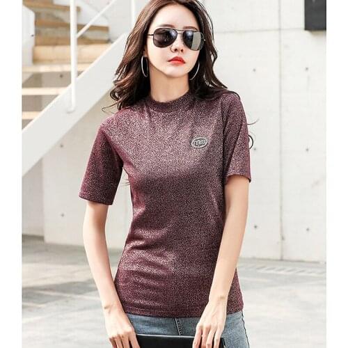 Женские шелковые футболки Ggright China At AliExpress