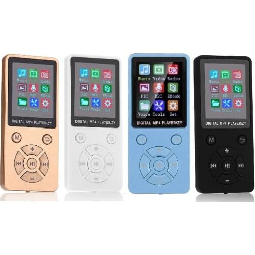 Hifi Mini MP3 MP4 Music Player Sports Portable Walkman with Radio FM recording 1.8 Inch color Screen 32gb Micro SD TF Card