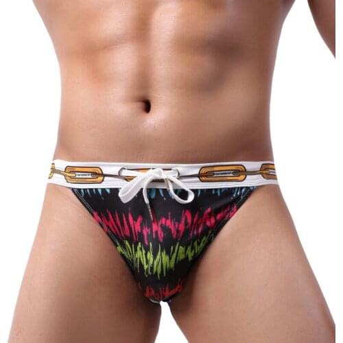 Hig Leg Removable Push Up Pad Gay Mens Swimwear Swim Suit Men Swimming Briefs Trunks Comfy Man Swimsuits Mens Bathing Suits