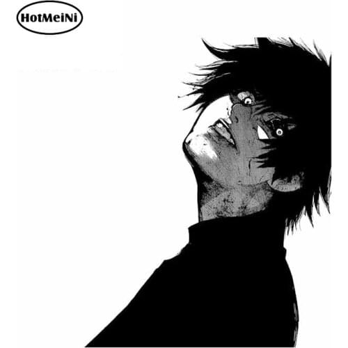 HotMeiNi 13cm x 10.5cm For Tokyo Ghoul Vinyl Car Stickers Creative Decal Campervan Waterproof Suitable for GTR EVO SX Decor