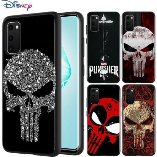 Marvel Punisher Skull For Samsung Galaxy A01 A11 A12 A21 A21S A31 A41 A42 A51 A71 A32 A52 A72 A02S Soft Phone Case