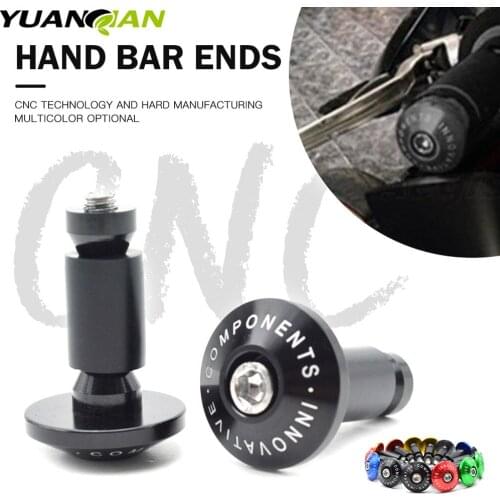 Motorcycle Hand Grips Block Anti Vibration Handle Bar Ends Weights Grip Cap Plug Slider Adjustable for Honda 22MM Handlebars