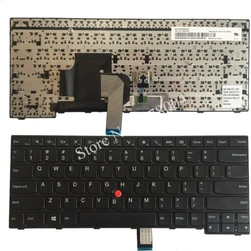 New US Laptop keyboard For Thinkpad Edge E450 E455 E450C W450 04X6101 04X6141 04X6181 Black keyboard