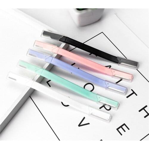 New Double-Headed Stainless Steel Eyebrow Trimmer Razor Specialized Used for Dresser Beauty Makeup Tools E527