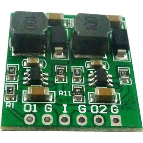 2PCS 10W Dual Output DC DC Buck Step-Down Converter Module DC 12V 5V 3.3V Voltage Regulator Board