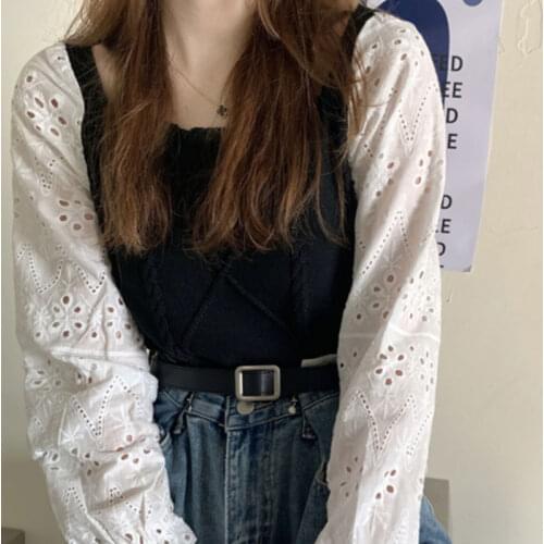 Женские белые рубашки PYGH China At AliExpress