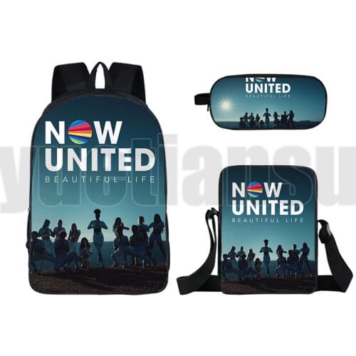 3D Print Now United Backpack School Rucksack Kids Pencil Case Women Fashion Backpacks Beautiful Children Cute Travel School Bags