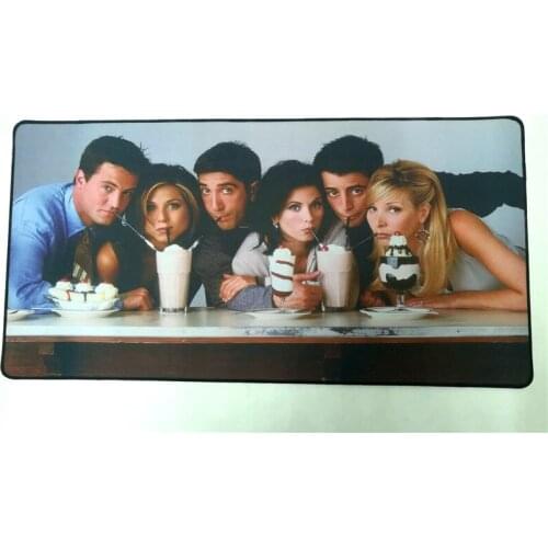 TV Show Friends Big Mouse Pad Mat Laptop Desktop Table Mat They Drinking Gaming Mouse Mat Halloween Cosplay Christmas Gift