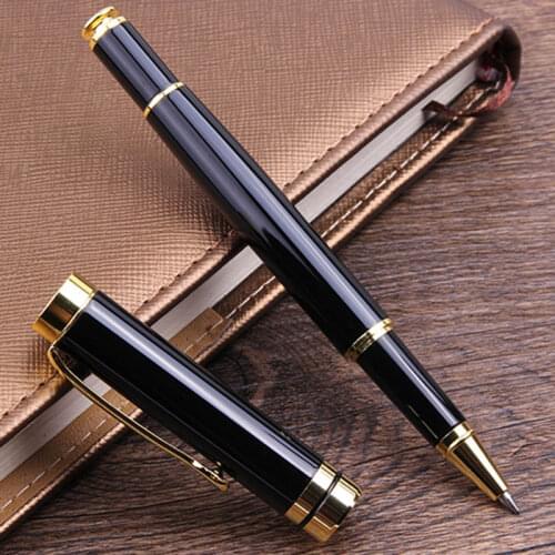 VITNAT Luxury Roller Gel Pens School Office Stationery Black Color Metal Ball Point Pen