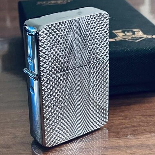 Zorro retro grinding wheel kerosene lighter split pattern carved wave pattern windproof cigarette lighters smoke kitchen tool