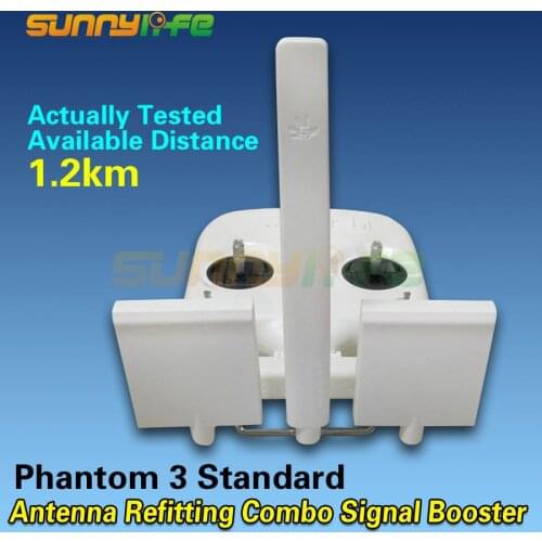Antenna Refitting Long Range Antenna Booster Refitting Combo White for DJI Phantom 3S/3SE