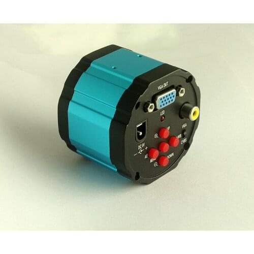 Free shipment , CE ISO 2.0MP VGA microscope Camera / Industrial camera with VGA and AV output adapter