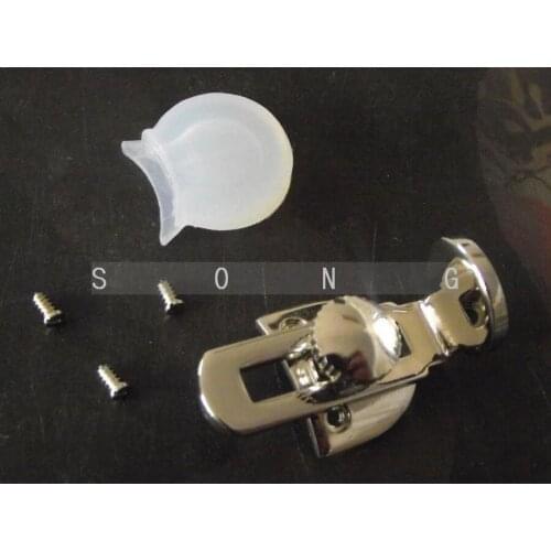 Clarinet hand holder outfit nickel plated with 3 screws