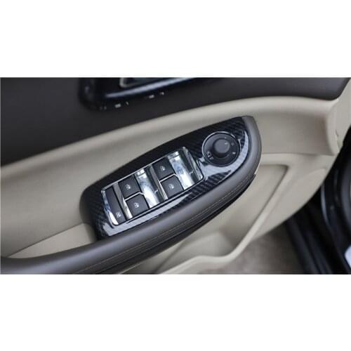 For 2012-2015 Chevrolet Malibu peach wood interior modification gear steering wheel Power windows door handle stickers Left