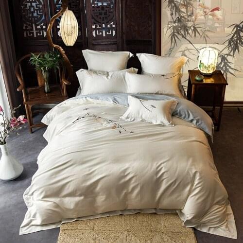 Home Textile Fashion Egyptian cotton Bedding Sets Double Bed Queen king Size Duvet Cover Bed Sheet 4 pcs Designer bed set
