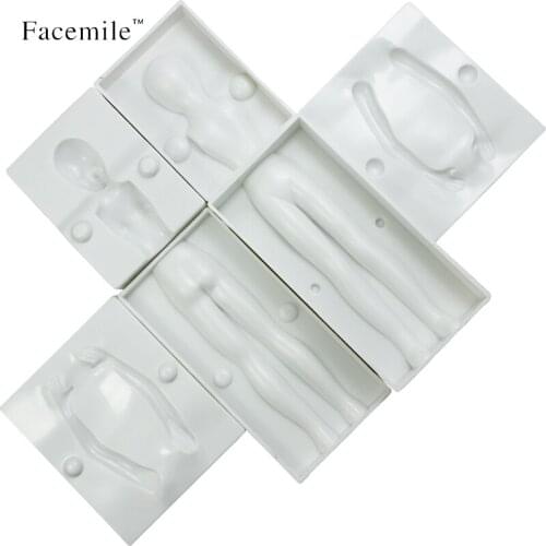 HOT Sale 3dchild Little Girl Body Shape Fondant Candle Sugar Craft Tool Household Party DIY Food Grade Cake Decorating Mold