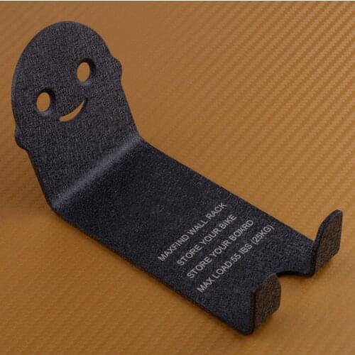 LETAOSK 1Pc Black Carbon Steel Bike Bicycle Cycling Pedal Wall Mount Storage Hanger Stand with Fittings Accessory