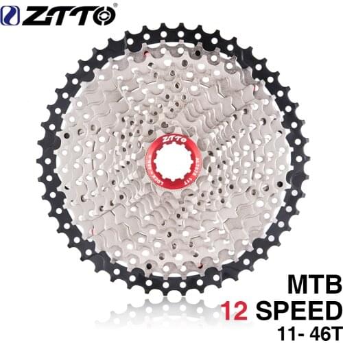 ZTTO 12 Speed Cassette 11-46t Freewheel 12s Flywheel Wide Ratio for Eagle XX1 XO1 X1 GX Bicycle Parts MTB Mountain Bike Bicycle