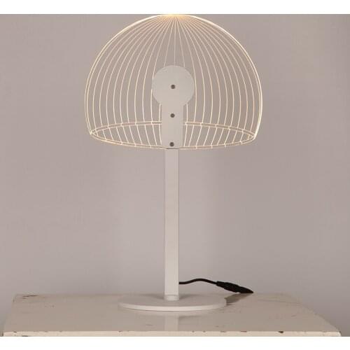 Lamplo 3D Optical Effect Stereo Vision LED Desk Lamp Acrylic Lampshade Reading Table Lamp with Luminous Child Christmas Gift