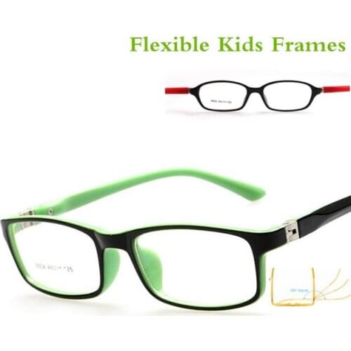 Optical Glasses frame For children boy girls Myopia eyeglasses frames with 0 degree lenses Plain mirror Points Kids Unisex 8804