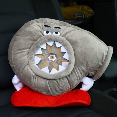 Turbo Turbine Pillow Plush Toy Turbocharger JDM Cushion Gift Decor Headrest Backrest Seat Cover Hellaflush Neck Rest