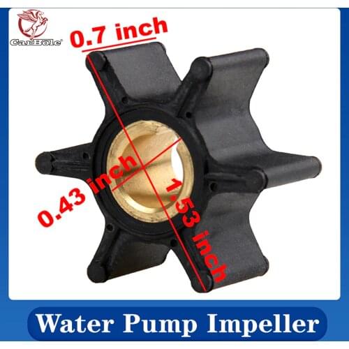 2HP 4HP 6HP Outboard Parts Replace Water Pump Impeller For Johnson Evinrude OMC BRP 387361 763735 18-3090