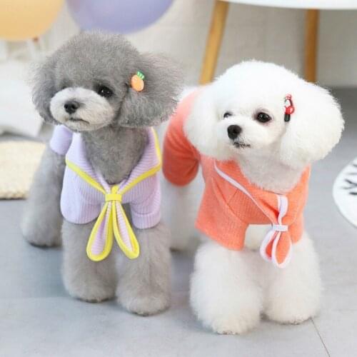 Pet Casual Wear Puppy Dog Clothes Jumpsuit Poodle Teddy Bichon Pajamas Dog Pomeranian Yorkshire Terrier Small Dogs Clothing