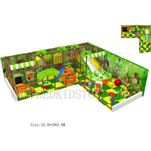 Designed for Australian Customer Children Indoor Playground Castle With Climbing Dome HZ-18610c