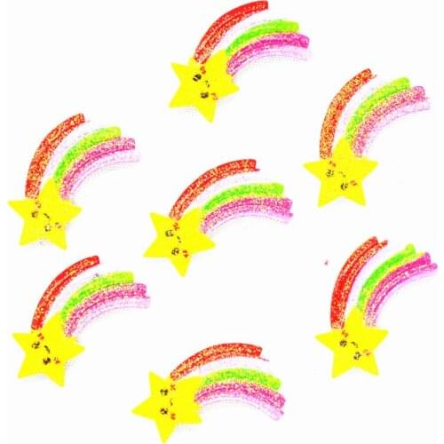 Cute 17mmX31mm Shiny Resin Flatback Smile Face Rainbow|Rainbow Miniatures|DIY Crafting Supplies