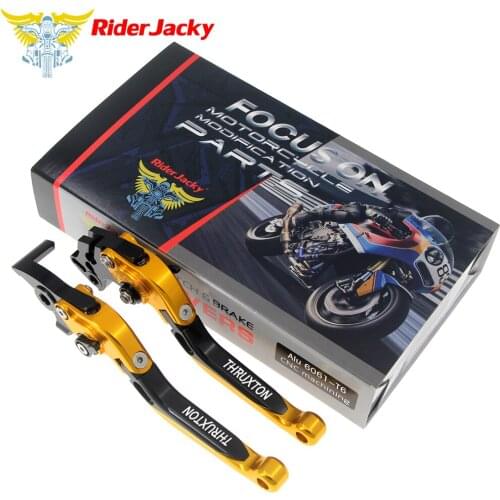 Riderjacky For Triumph THRUXTON/StreetCup 2016-2018 2017 Motorcycle CNC Folding Extendable Brake Clutch Levers