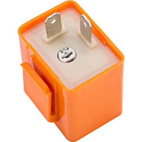 12V 2 Pin Adjustable Frequency LED Flasher Relay Turn Signal Blinker Indicator For Motorcycle Motorbike Accessories