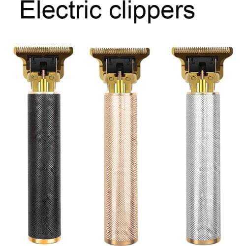 T Hair Clipper Electric Hair Clipper Hair Trimmer Barber Haircut USB Rechargeable Beard Trimmer Hair Cutting Machine dropship