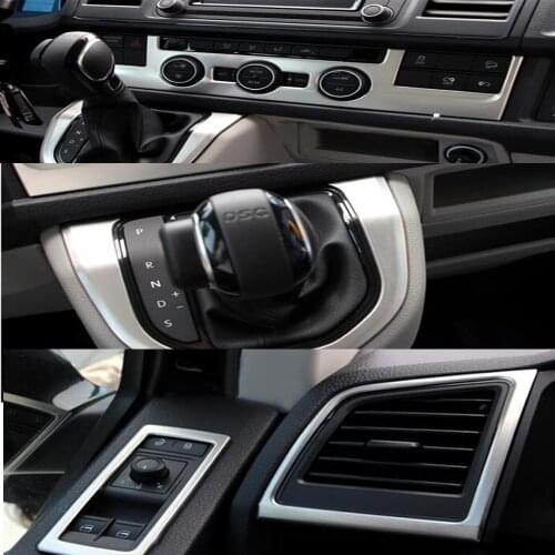 For Volkswagen VW Transporter T6 Caravelle 2017-2019 Interior Accessories Gear Shift Frame Center Air Condition Cover Trim